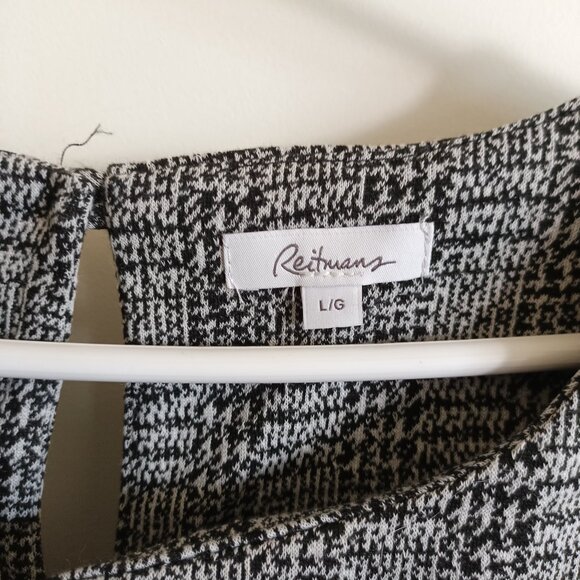 Reitmans Women's Cap Sleeve Midi Dress Size Large - Picture 3 of 4